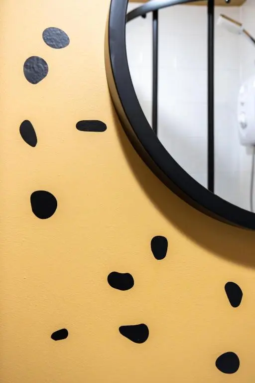 a yellow object with black polka dots on it at The Wee Gem in Inverness
