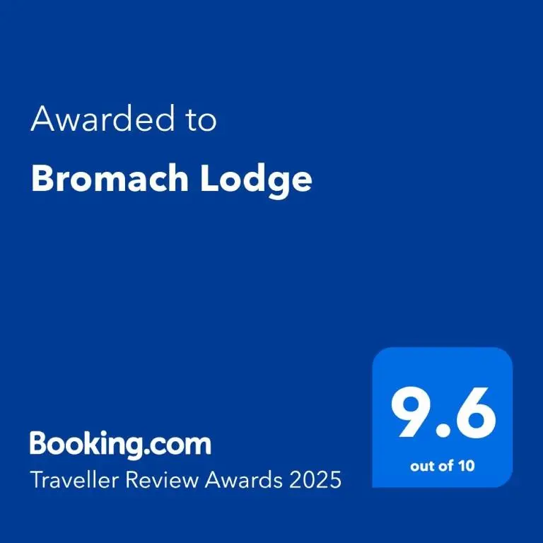 a screenshot of the branagh lodgezer review awards at Bromach Lodge in Latheron