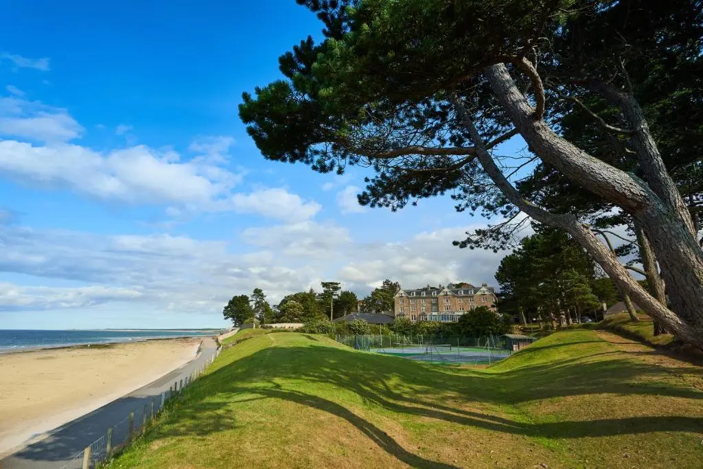 a tree on the side of a beach at Golf View Hotel & Spa in Nairn