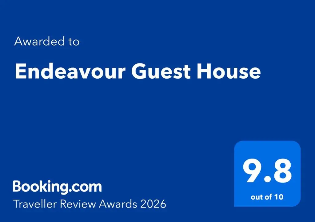 a screenshot of a guest house with the text emailed to endeavour guest house at Endeavour Guest House in Aberdeen