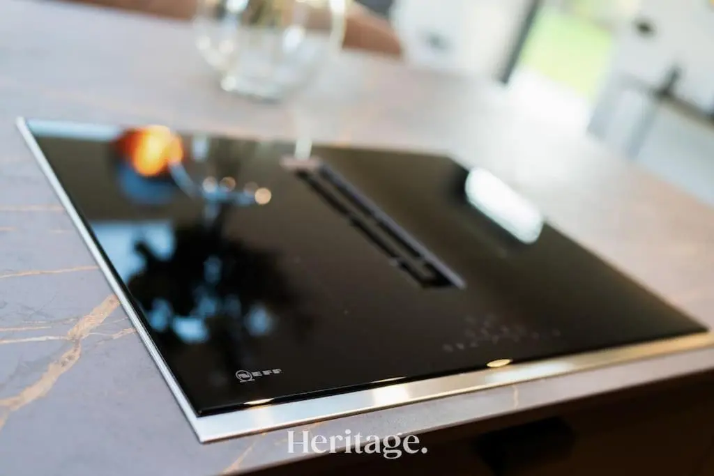 a laptop computer sitting on top of a table at Blythewood Aberdeenshire Luxury Lodge with Hot Tub in Kemnay