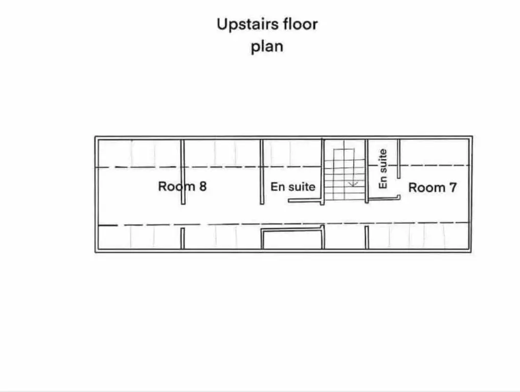 a floor plan of a house at Abalone Accommodation in Culbokie