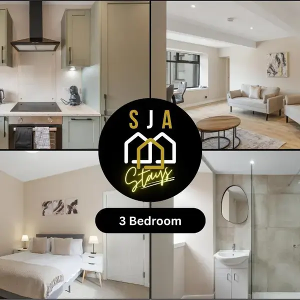 Fraserburgh Residence - SJA Stays - Modern 3 Bed Apartment
