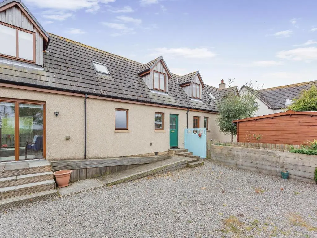 an image of a house with a driveway at East Cottage in Cawdor