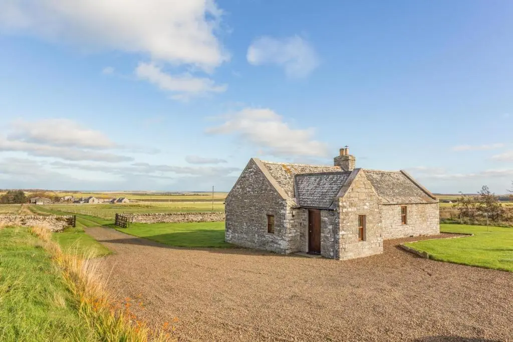 an old stone house in the middle of a field at 1 Bed in Wick oc-b33442 in Wick