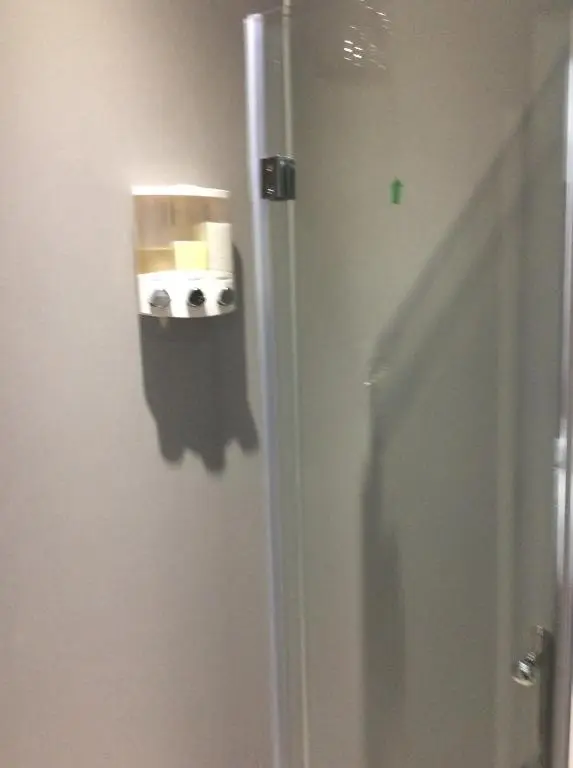 a refrigerator with a dispenser on the side of it at Rudan Guest House AB53 6UQ in New Deer