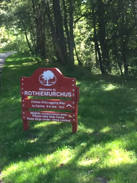 a sign for the rot thermicusiscopaliscopaliscopaliscopalysicalysicalysicalysical at Cragganmore Lodge in Aviemore