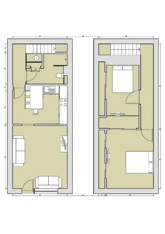 a house with a gardenfourth floor plan at 37A Commerce Street in Lossiemouth