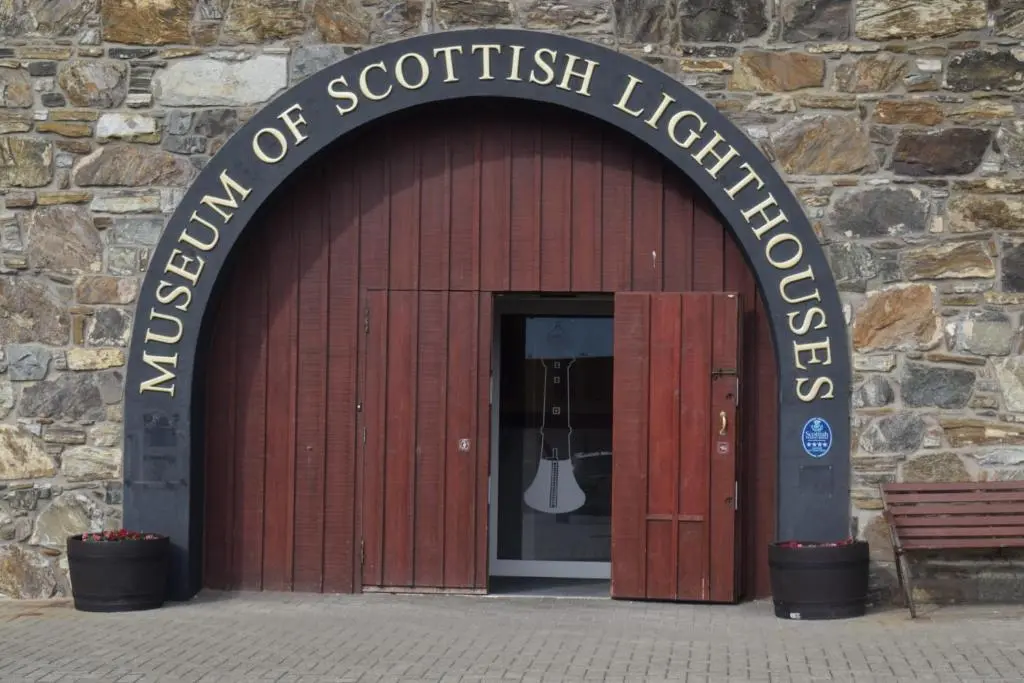an entrance to auseum of scottish litzitz institution at Cheers Cafe Bar & Tavern in Fraserburgh