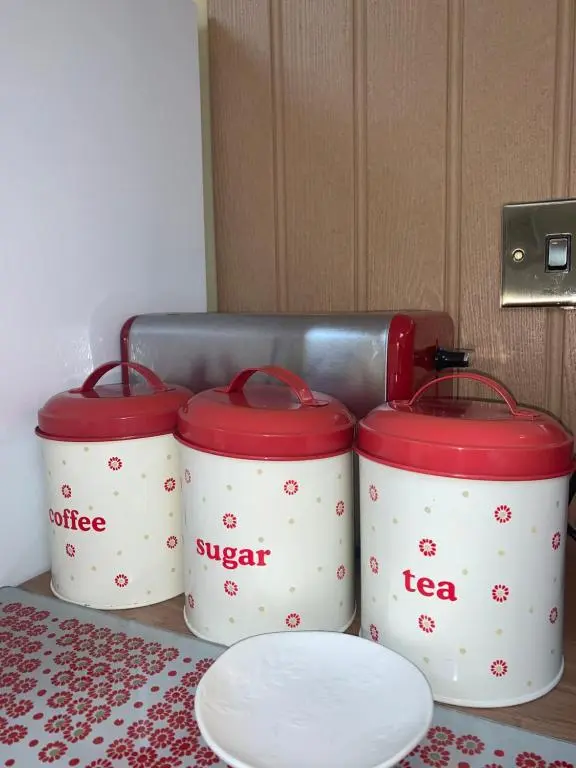 a group of three buckets sitting on a table at The Stable - NC500 in Wick